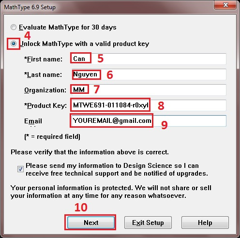 Mathtype 6.9 cracked license key serial free download